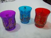 Conjunto de Vasos de Vidro Coloridos